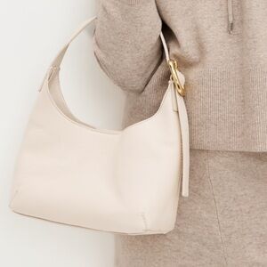 Madewell Puffy Buckle Shoulder Bag Ecru